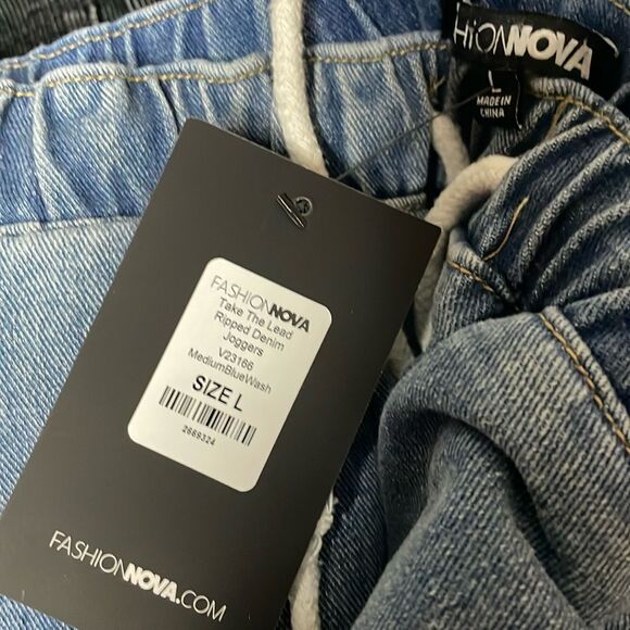 NWT Fashion Nova jogger jeans - Picture 7 of 7